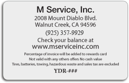 M Services Rewards